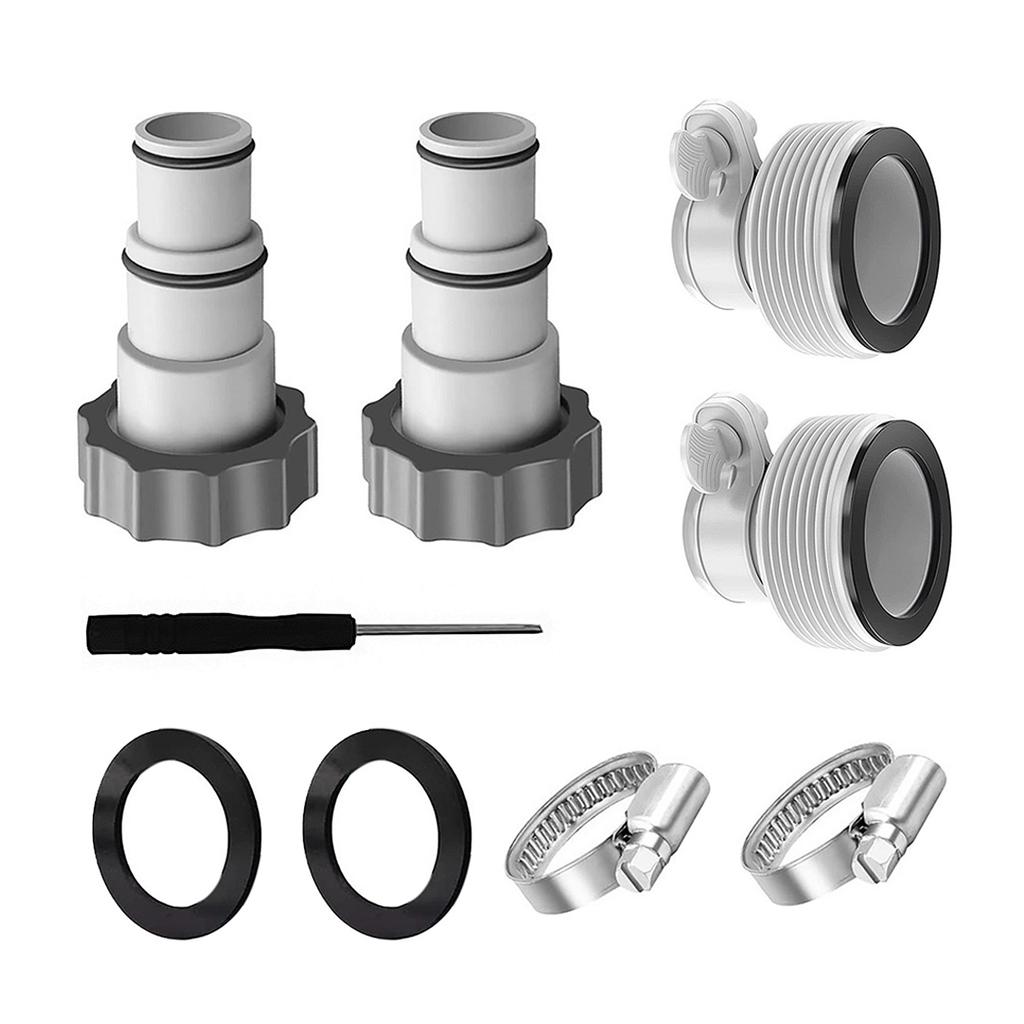 Hose Pipe Adapter For Plunger Valve Pool Drain Swimming Pool Intex Fit 4000 2500 2000 1500 ARU Threaded Connection Pumps