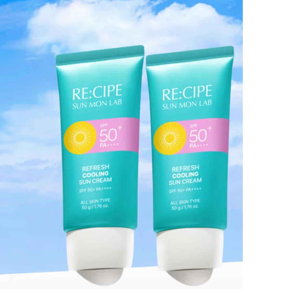 recipe sunmonlab Освежающий охлаждающий солнцезащитный крем 50 г