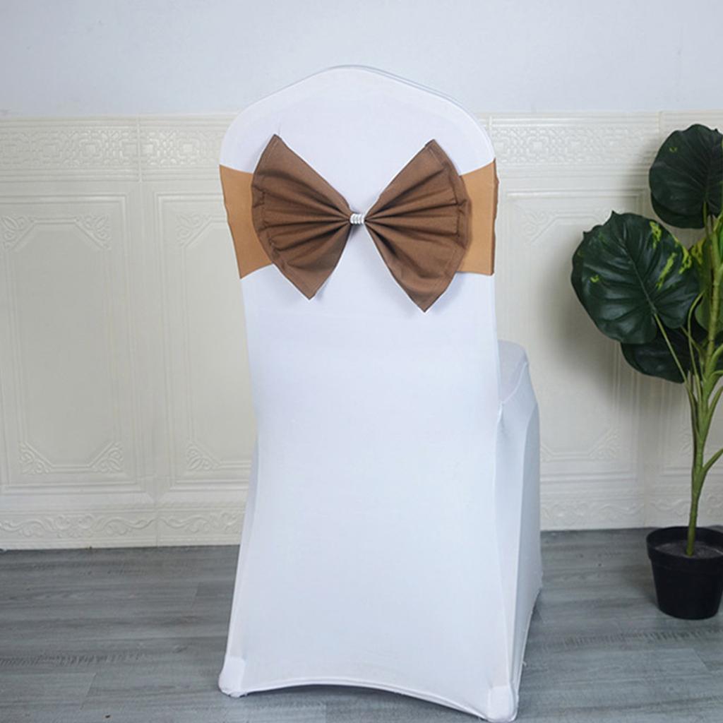 Элегантные банты на стулья, идеально подходящие для свадебных украшений, вечеринок по случаю дня рождения, украшения спинки стула, 1 шт.