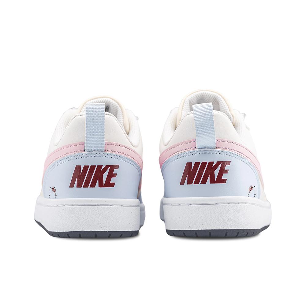 Nike Court Borough Abrasion Resistant Low top Skateboard Shoes Women's Light Blue DV5456-104(TeamS-)