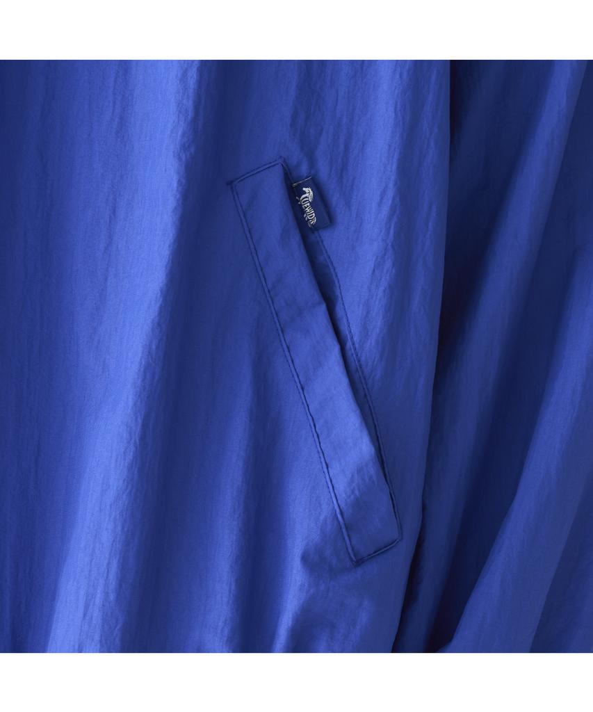 TUEWID V-Neck Wind Shell Pullover In Varsity Blue