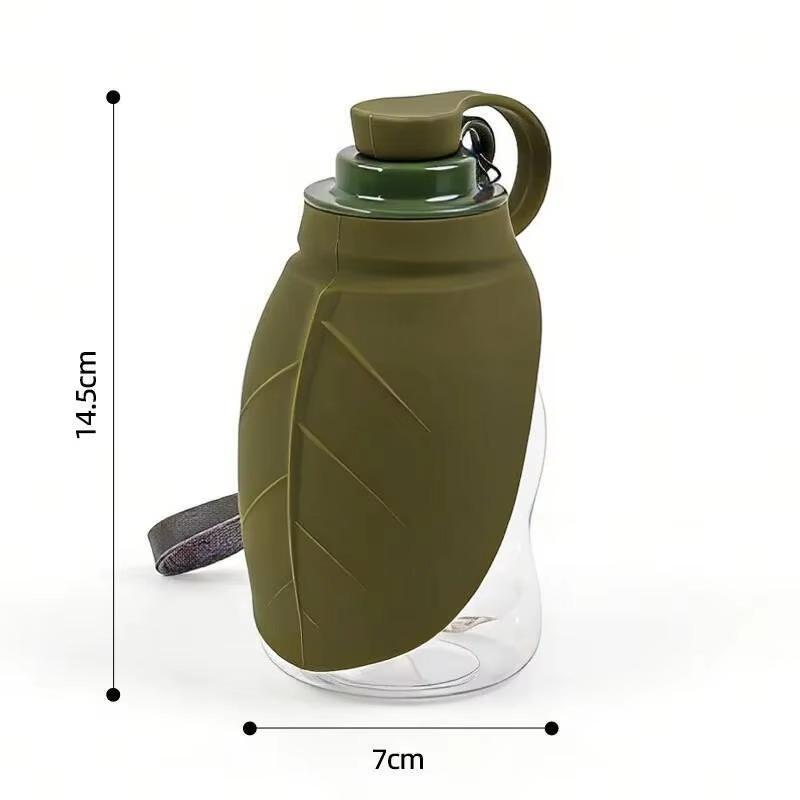 Мини Складная Силиконовая Бутылка для Воды для Животных Портативная Складная Миска для Напитков Герметичная для Собак Кошек Туризма