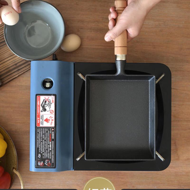 ZISIZ Japanese Cast Iron Tamagoyaki Pan