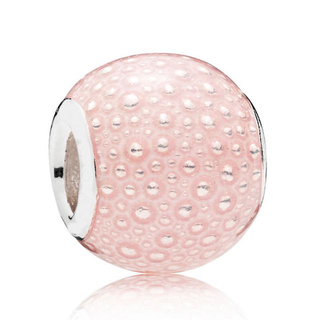 Зимний восторг, снежинка, шар, синие завитки, перламутровые мечты, Шарм S925, бусины из стерлингового серебра, подходят для браслета, ювелирные изделия своими руками