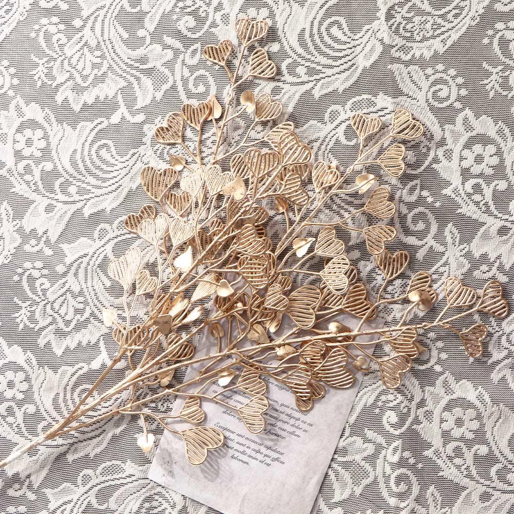 Christmas Golden Maple Leaf Artificial Flower Christmas Decoration Fake Flower Artificial Plants