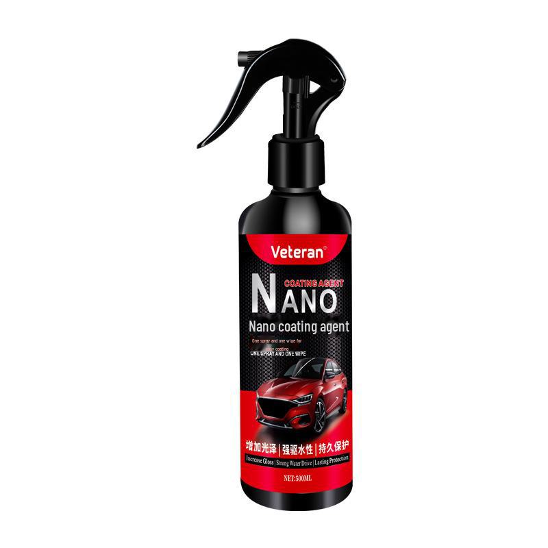 Nano Car Paint Brightener & Antifouling Coating Spray - Water-Repellent Glass Polish
