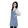 Happy Smiles Casual Plain Apron, One Size Fits Most, Large Size for Cooking, Washable, Water-Repellent, Stain-Resistant, Unisex, H-Shaped, Simple,