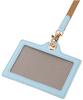 Raymay Fujii ID Card Genuine with Memo GLP2801A Holder, Leather, Lace, Holder, Blue,