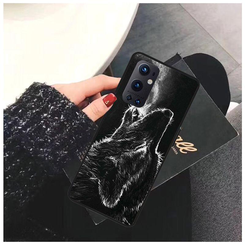 Для OnePlus Nord N10 N100 Чехол CE 5G Funda angry wolf face Мягкие чехлы для One Plus 6 5T 6T 7T 8T 8PRO 9PRO Чехол для телефона Coque