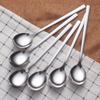 Spoons 8 Pieces Stainless Steel Korean Spoons Soup Spoons Long Handle Dinner Spoons Rice Spoon Table Spoon For Home Kitchen Or Restaurant 8pcs