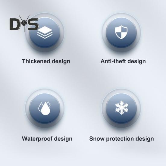 Защитное покрытие для лобового стекла автомобиля, алюминиевая пленка, защита от снега и льда, защита зеркала заднего вида, универсальное покрытие для лобового стекла, защита от снега