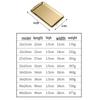 SikaiZhuo 304 Stainless Steel Rectangular Serving Tray