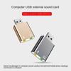 USB-конвертер для наушников без драйверов, компьютерный аудиокабель USB — 3,5 мм, адаптер для микрофона Apple, внешняя звуковая карта