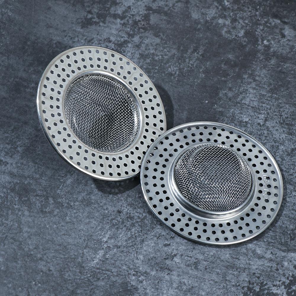 Stainless Steel Hair Clean Up Sewer Anti Clog Mesh Trap Waste Catcher Sink Strainer Drain Filter