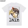 Serial Experiments Lain Japanese Glitch Aesthetic Manga Anime Iwakura T-shirt Cotton Men T Shirt New TEE TSHIRT Womens Tops