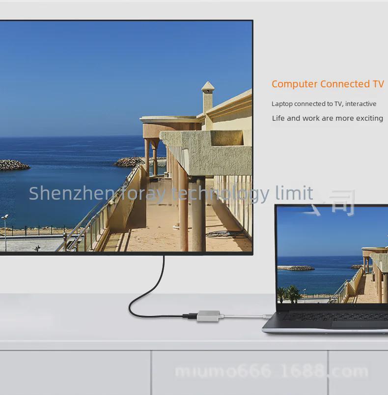 Кабель-адаптер Type-C - HDMI 4K/30 Гц для планшетов и ноутбуков