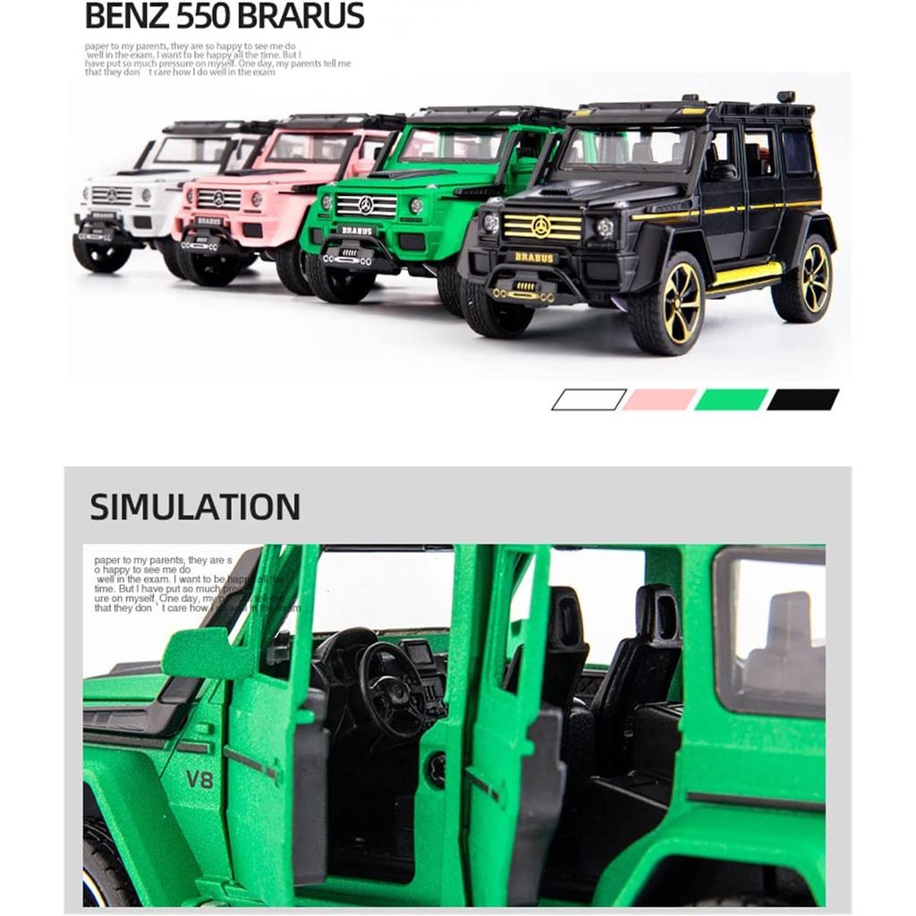 Масштаб 1/32 Benz G550, литая под давлением модель автомобиля, игрушечный автомобиль с откатным механизмом, звуком и светом для детей, коллекция подарков для мальчиков и девочек