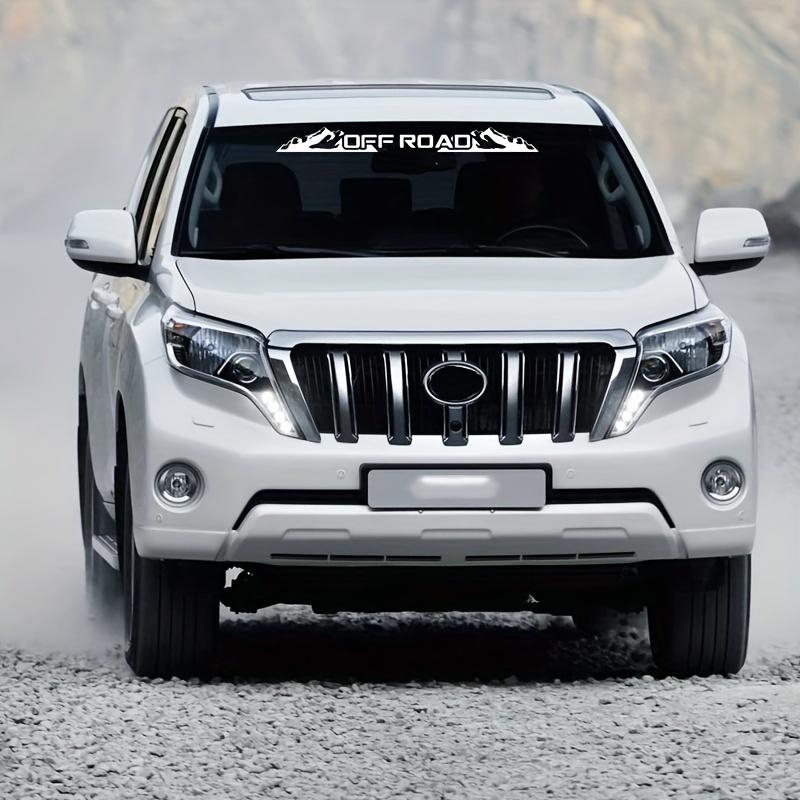 OFF ROAD Letter Car Stickers for Windshield Banner Decals Front and Rear Windshield Decoration Removable Auto Accessories