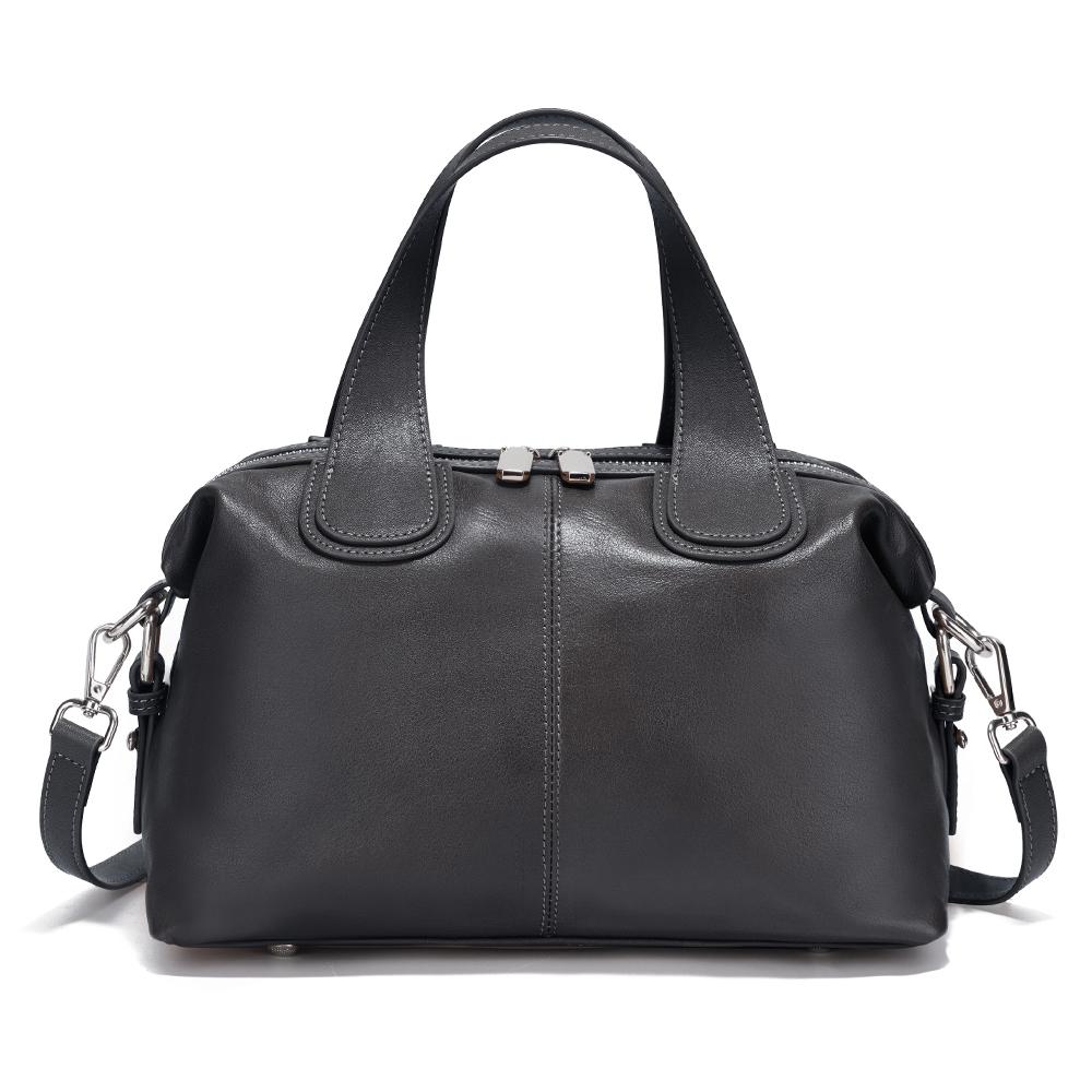 Сумка Zency из натуральной кожи с верхней ручкой для женщин Boston Bag