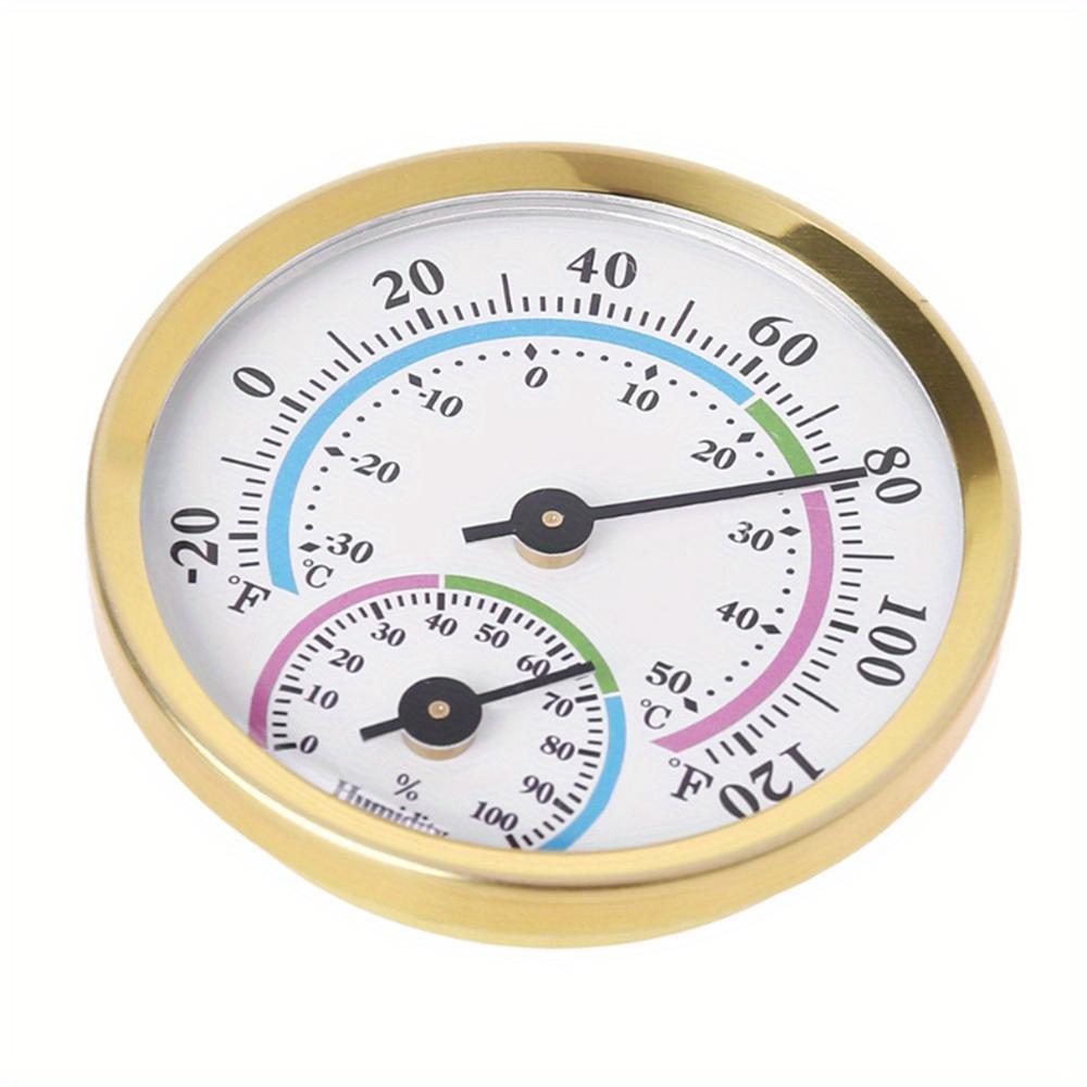 2,28-дюймовый термометр-гигрометр настенный алюминиевый для помещений и саун -20~+120℉ 0~100%RH тестер влажности и температуры монитор(Батарея не требуется)