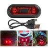 Motorcycle Helmet LED Light USB Charge Bike Night Safety Signal Warning Light Tail Lamp Waterproof Riding Helmet Accessories