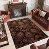 Bird Theme Crystal Velvet Rug Personalized Custom Name Text Soft Floor Mat Home Decor
