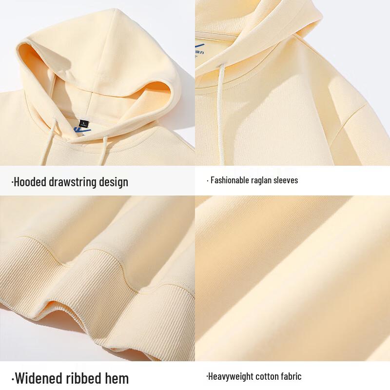 Warrior Men's Solid Color Heavyweight Hooded Pullover