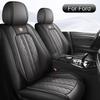 Полный комплект чехлов на сиденья автомобиля из ПУ-кожи, подходят для Ford Escape, Edge, Focus, Fusion, Mustang Mach-E, Maverick, EcoSport, Taurus