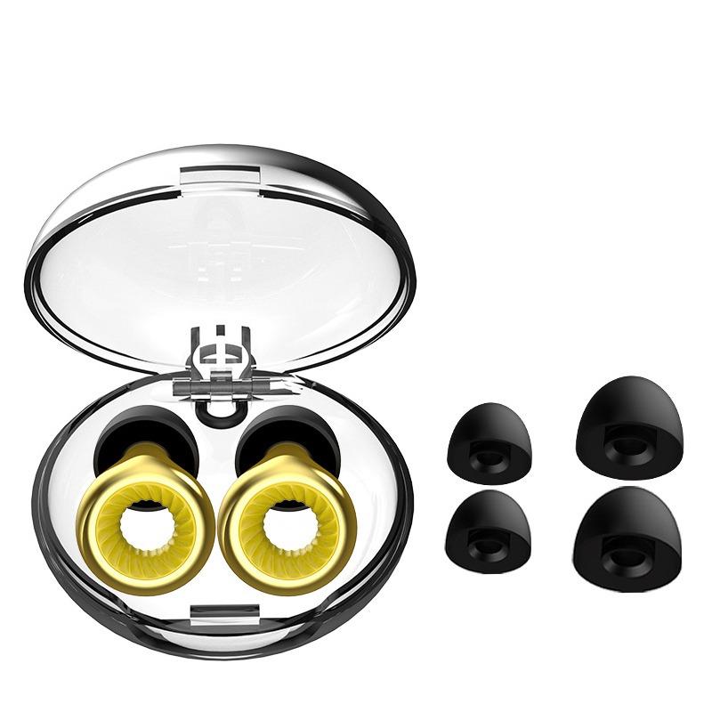 Шумоподавляющие бесшумные металлические силиконовые беруши с петлей-кольцом для сна и плавания