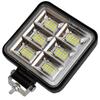 2pcs Cars Truck Off Road SUVs Vans Square 4-Inch White LED Work Light Pods Flood Spot Lamp