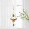 Sparkling Sun Catcher with Chain Reflective Stunning Visual Effect Vibrant Color Window Hanging Pendant Party Decoration