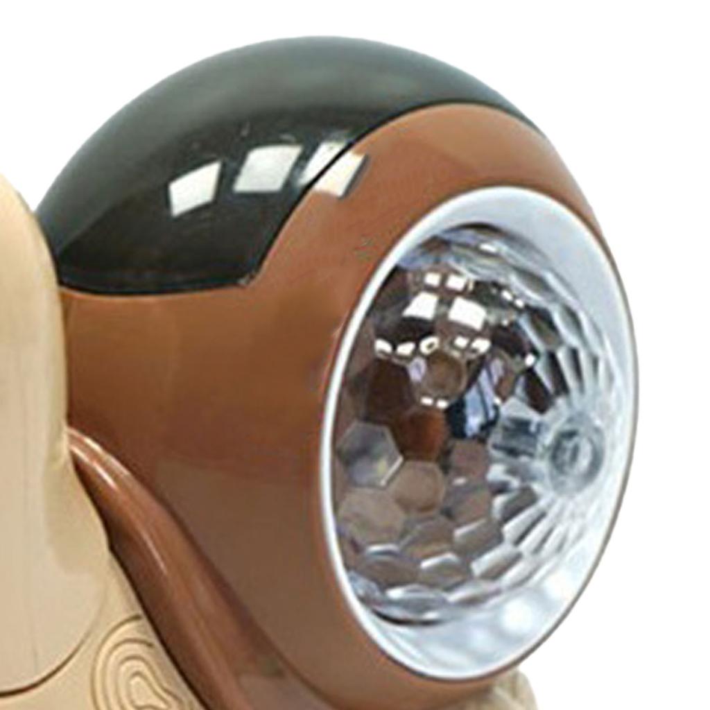 Ползающая улитка детская игрушка с музыкальными огнями универсальная интерактивная электрическая ходячая улитка для игры на животе