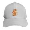 Mucha Floral Fitted Baseball Cap Strapback Dad Hat Six Panel Structured Crown Sun Protection Upf 50