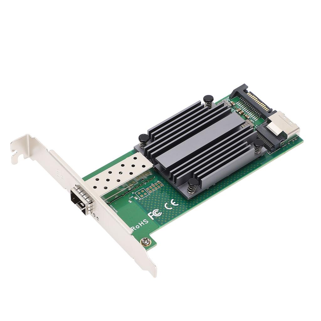 Ethernet NIC Card M.2 To 10Gb B+M KEY 82599‑1 SFP Industrial Control Server Network Card