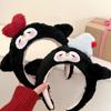 Plush Plush Hairband Party Dress Up Cosplay Hair Hoop Vintage Cartoon Penguin Headband  Cosplay
