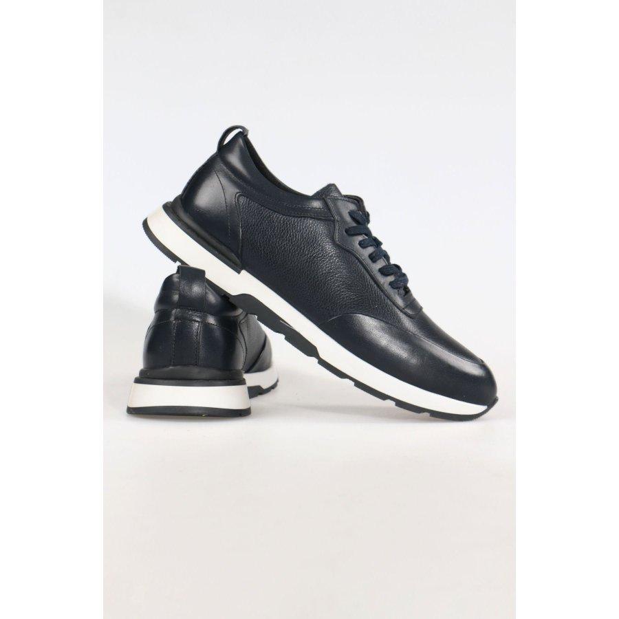 Мужская повседневная спортивная обувь из натуральной кожи