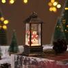 New Little Wind Lamp Santa Claus Interior Portable Wind Lamp LED Electronic Square Lamp Christmas Decoration Festival Gift