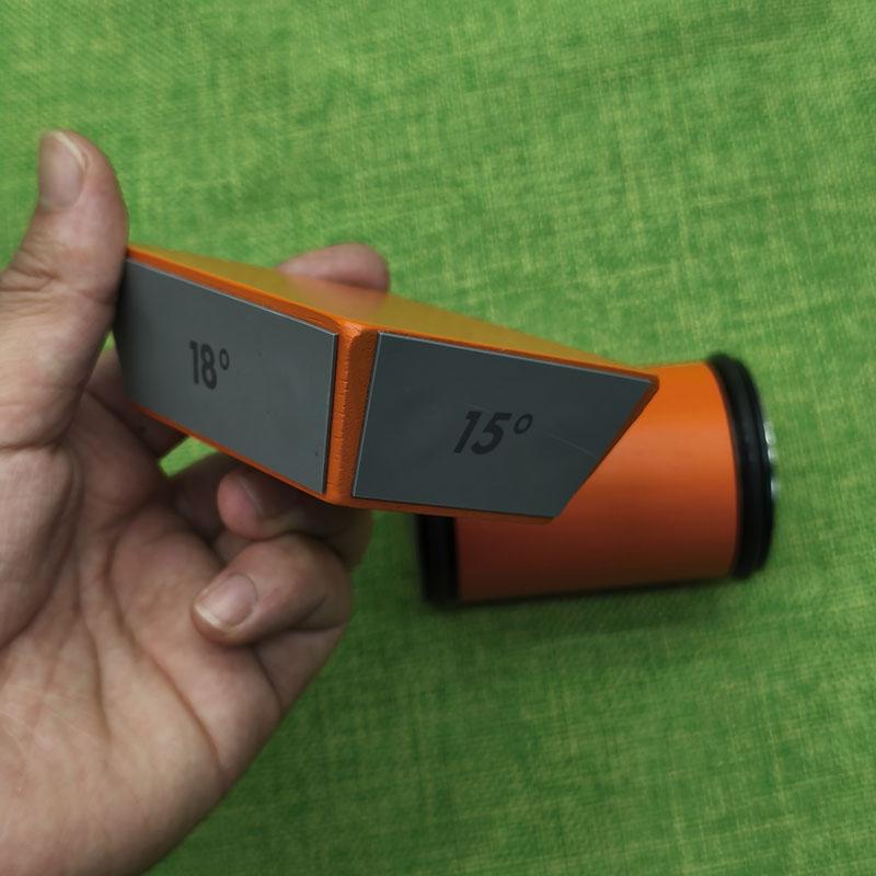 Профессиональная оранжевая роликовая точилка для ножей, деревянная роликовая точилка для ножей, магнитная четырехсторонняя 15/18/20/22°, кухонный набор инструментов для заточки