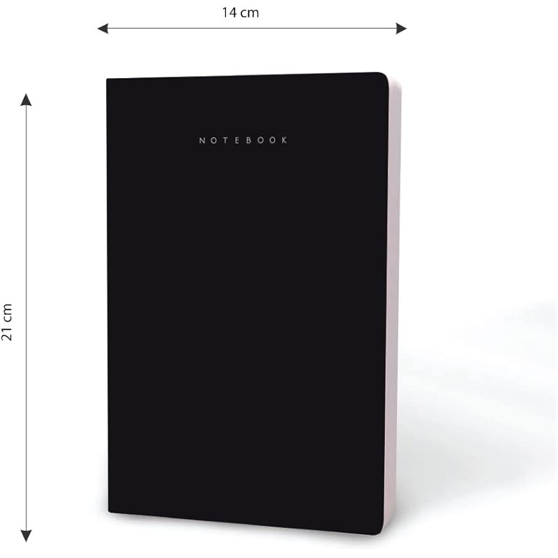 Factor Notes A5 Notebook: 90 Gsm | Ruled | 160 Pages (Black)