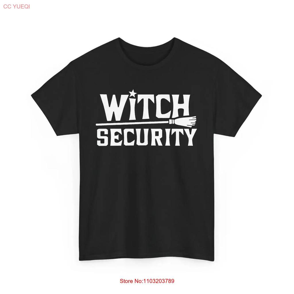 Witch Security T Shirt Spells Potions Perfect For Magic Lovers Vintage Soft Top For Everyday Wear Casual Unisex
