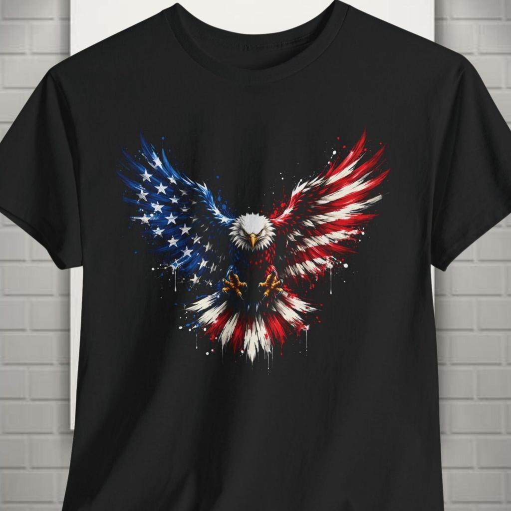USA 250th Anniversary Shirt, 1776-2026 Patriotic Eagle, USA Flag Tee, Fourth of July Gift, America Birthday T shirt T-Shirt Mens Kids