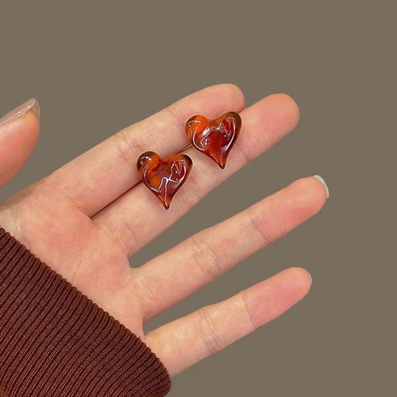 Серьги с камнем тигровый глаз в стиле ретро 2024 года: Элитный осенне-зимний стиль для женщин