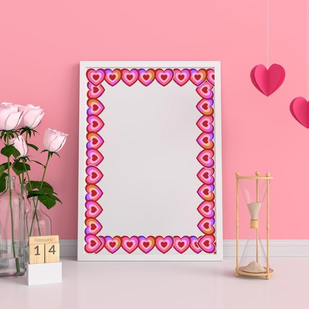 10m Heart-Shaped Sticker Heart-Shaped Self-Adhesive Sticker Decorative Labels Bulletin Board