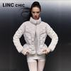 Jinyujie 2024 Осень Легкий женский короткий пуховик
