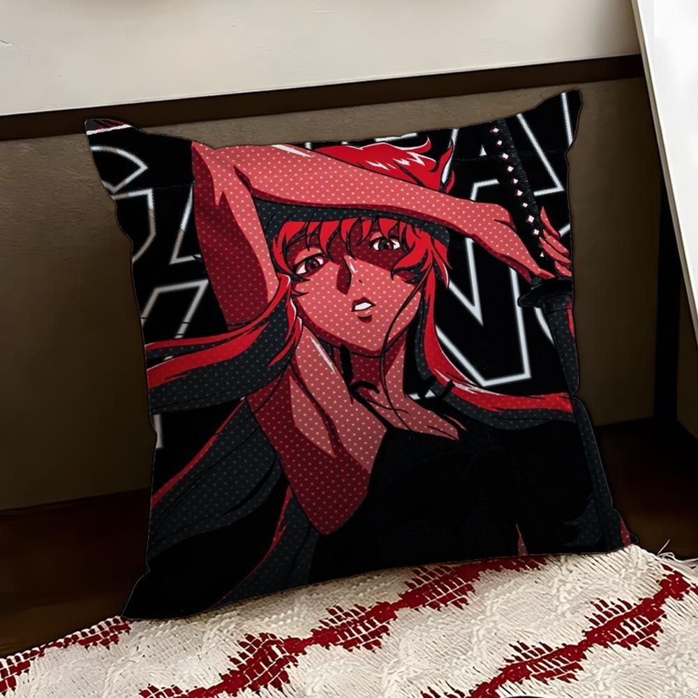MMirai NNikki Наволочка-подушка Реверсивная Мягкая Прочная Наволочка для Подушки Дом Автомобиль Многоцелевое Использование для Ежедневного Комфорта