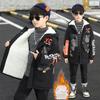 Children's Winter Plus Velvet Thick Parker Coat Outdoor Warm Jacket Thickened Inner Lining Jacket