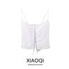 Fashion Wind 2024 Summer New Arrival Female Stylish Easiest for Match Slim Fit Tied Spaghetti-Strap Camisole Top 5107030
