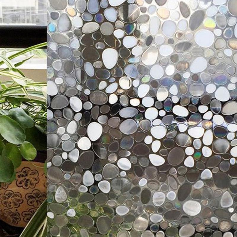 1 рулон, наклейка для домашнего декора, витражная пленка для оконного стекла, 3D декоративные самоклеящиеся наклейки