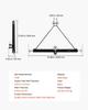 3 Point Trailer Hitch with Trailer Ball, 3 Pt Quick Hitch Attachment, Tractor Tow Drawbar Adapter, Compatible with Category 2 Tractor, Kubota,
