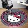 1 шт. Ковер-сиденье Hello Kitty для офиса, нескользящий, машинная стирка, ковер для офиса, комнаты, праздничный декор на Рождество, день рождения, полиэстер
